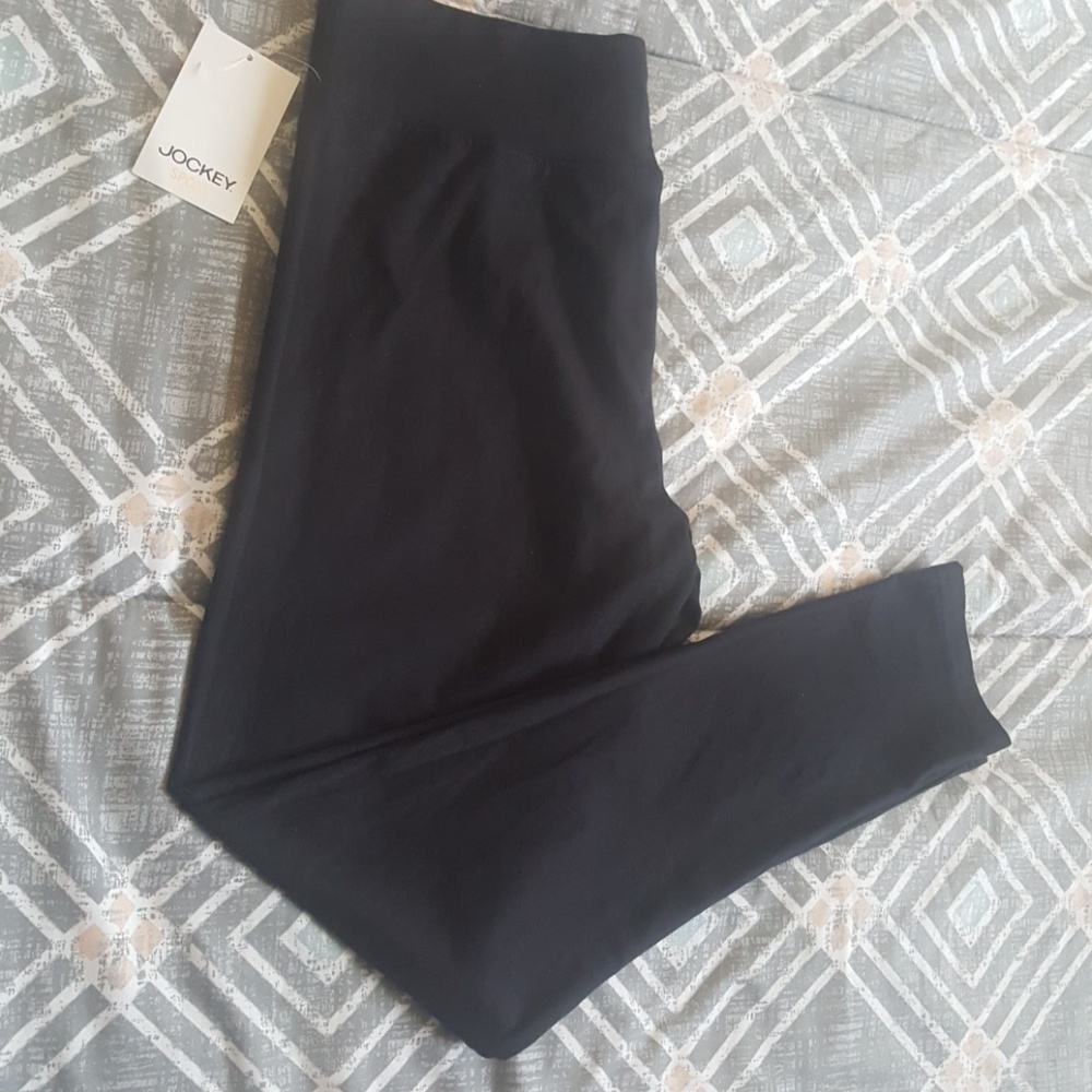 Jockey brand deep black ankle legging